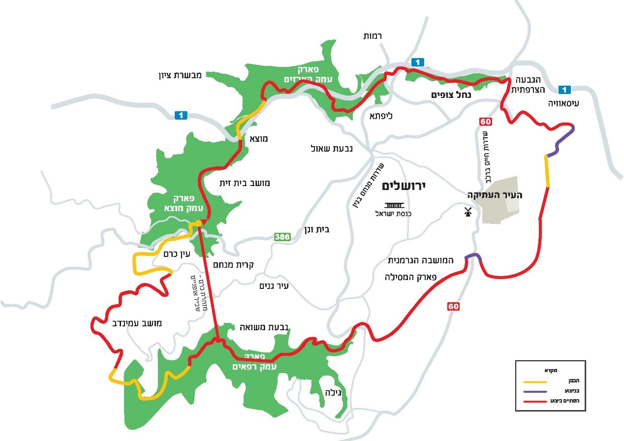 מפת מלול אופניים